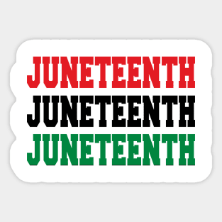 Juneteenth Sticker